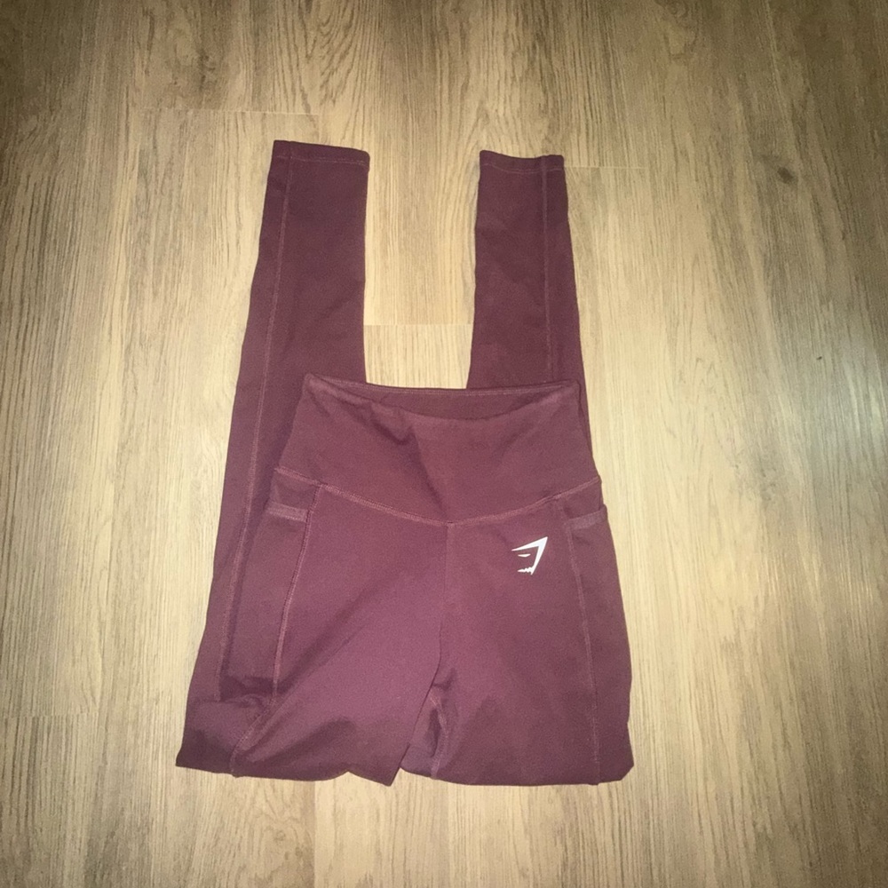 Gymshark Burgundy‎ Leggings